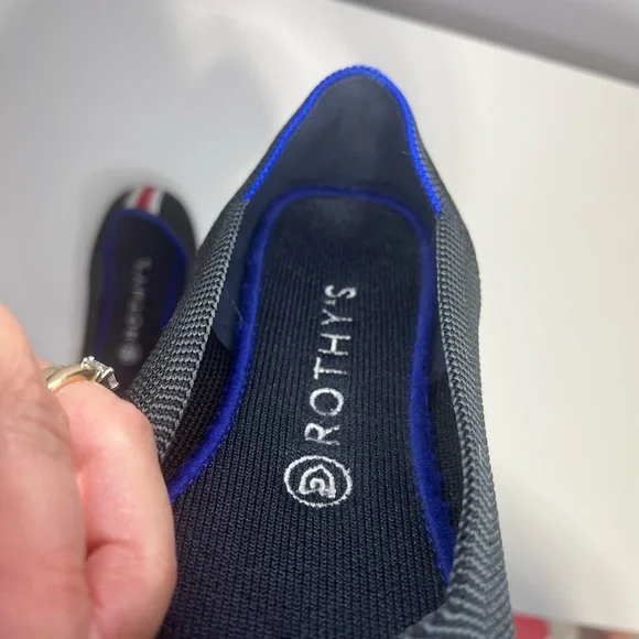 Rothy's Charcoal Black Slip-Ons womens size 9 - Picture 10 of 12